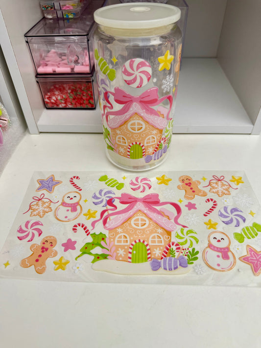 Ginger house uvdtf wrap