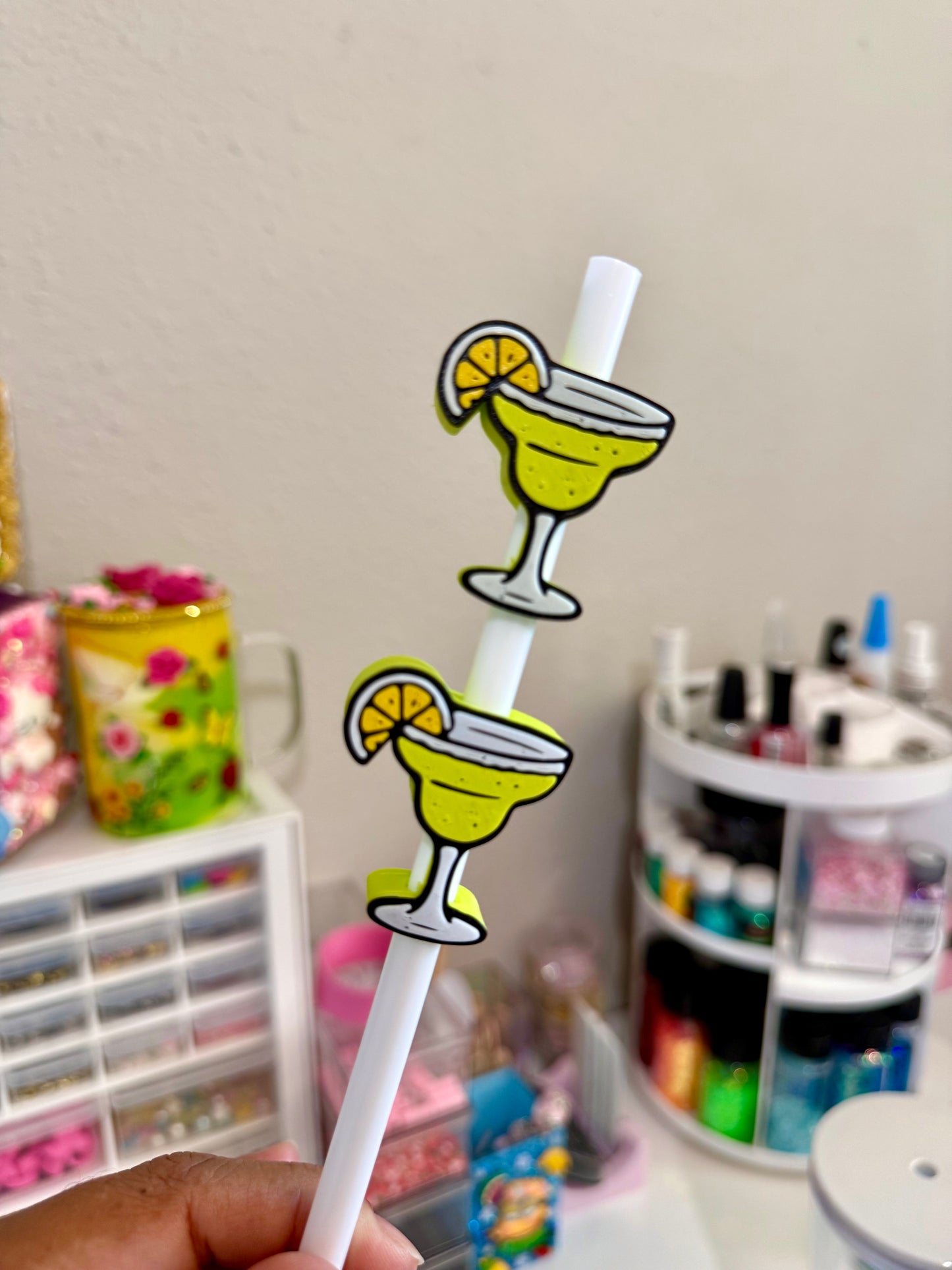 Margarita 3D Straw Topper