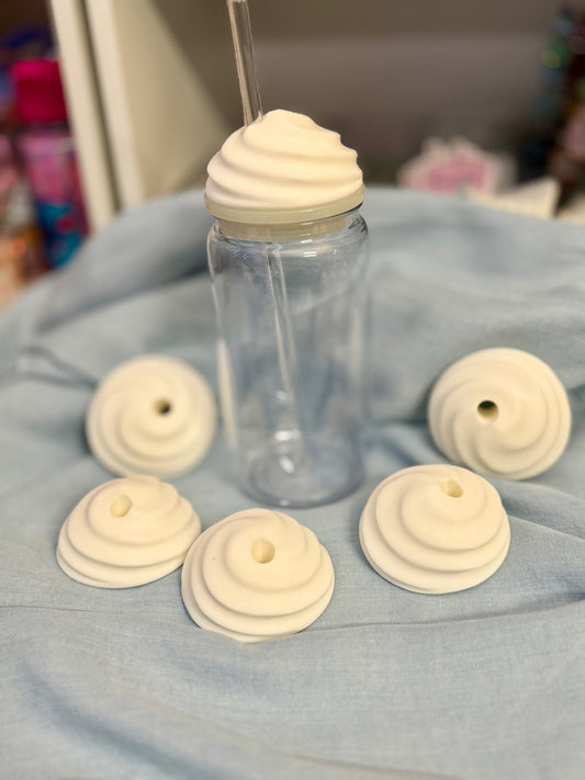 Merengue 3D lid topper 16 oz