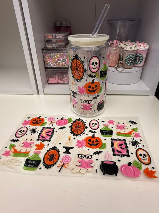 cute ghosts uvdtf wrap
