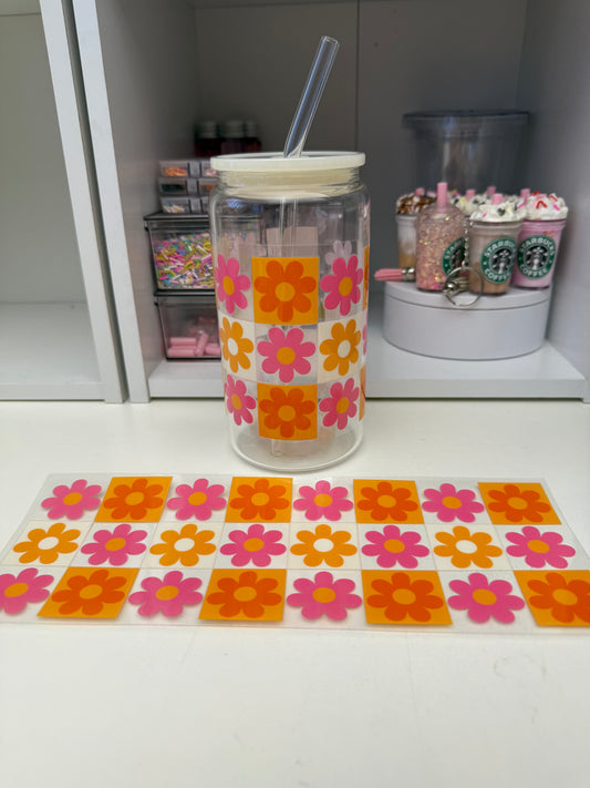 Happy flowers uvdtf wraps