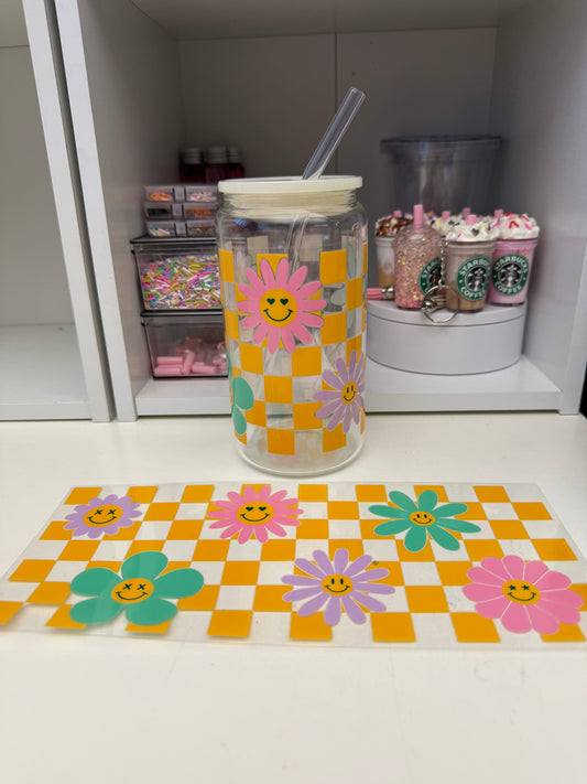 Flowers uvdtf wrap