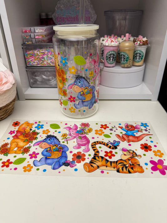 Friends and flowers uvdtf wrap