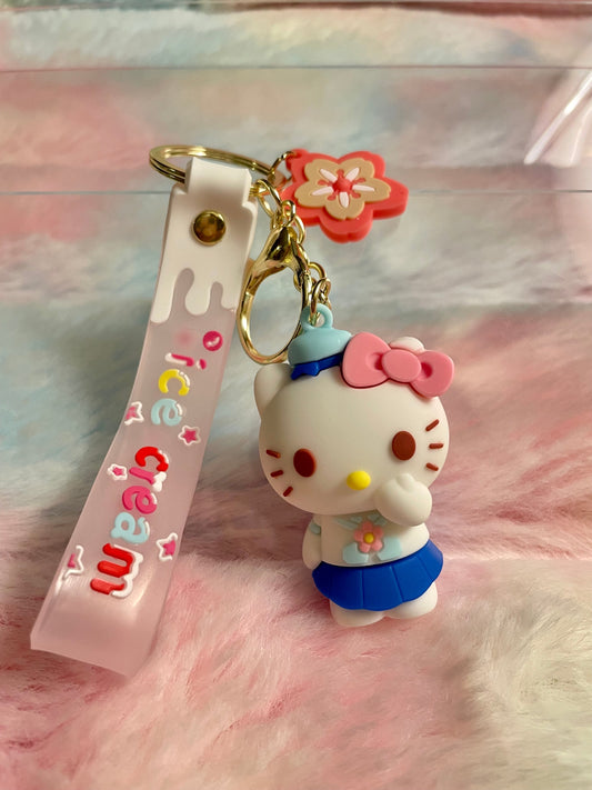 HK blue Keychain