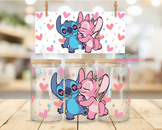 Pink&blue Stit.. uvdtf wrap