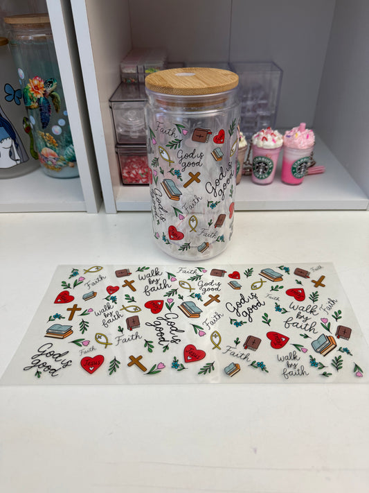 God is good uvdtf wrap