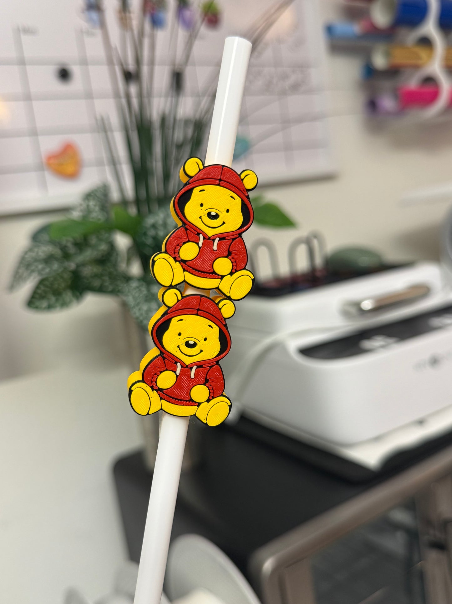 Pooh 3D straw topper