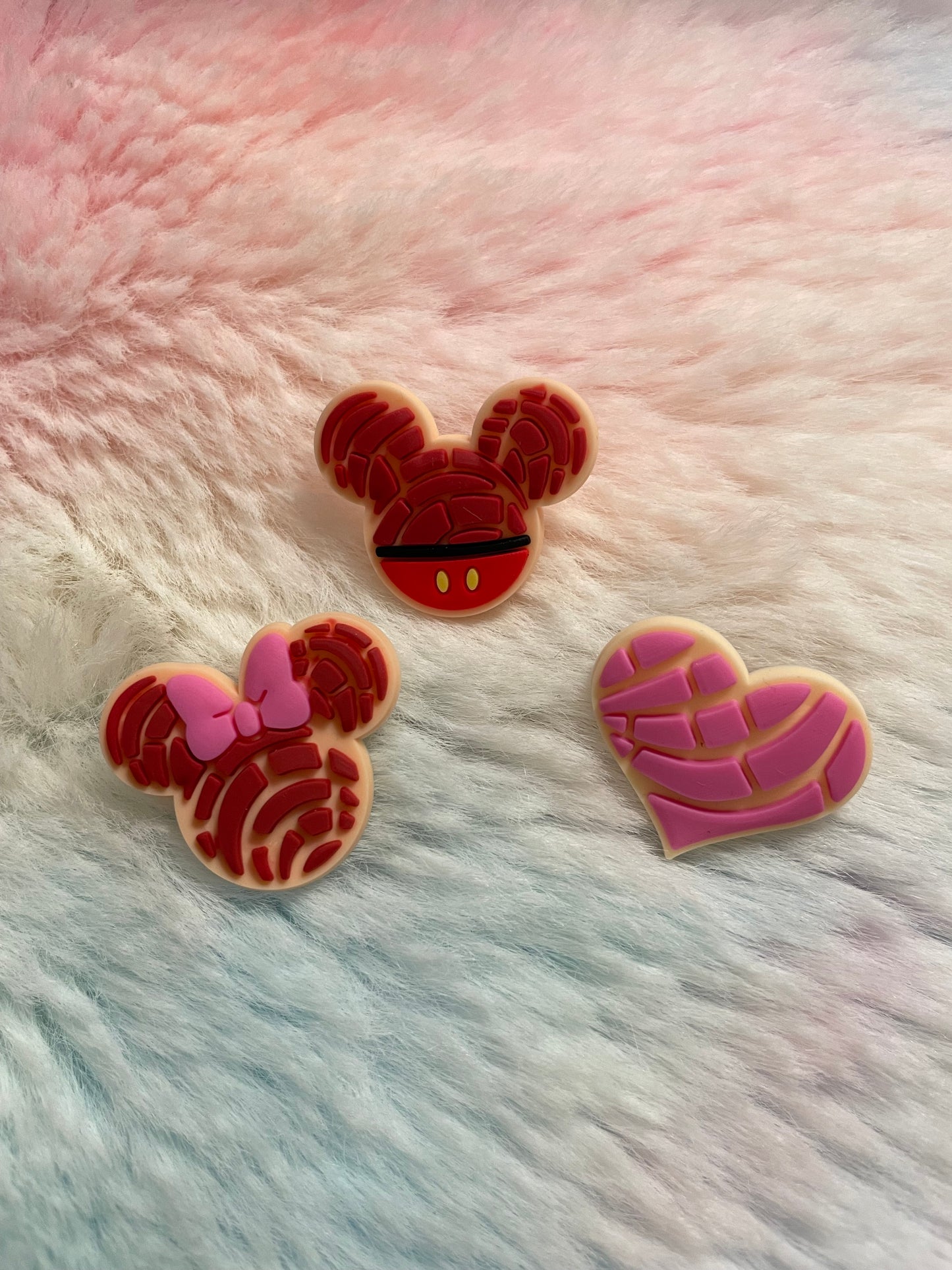 Set 3pcs straw toppers panecito Mickey Mause