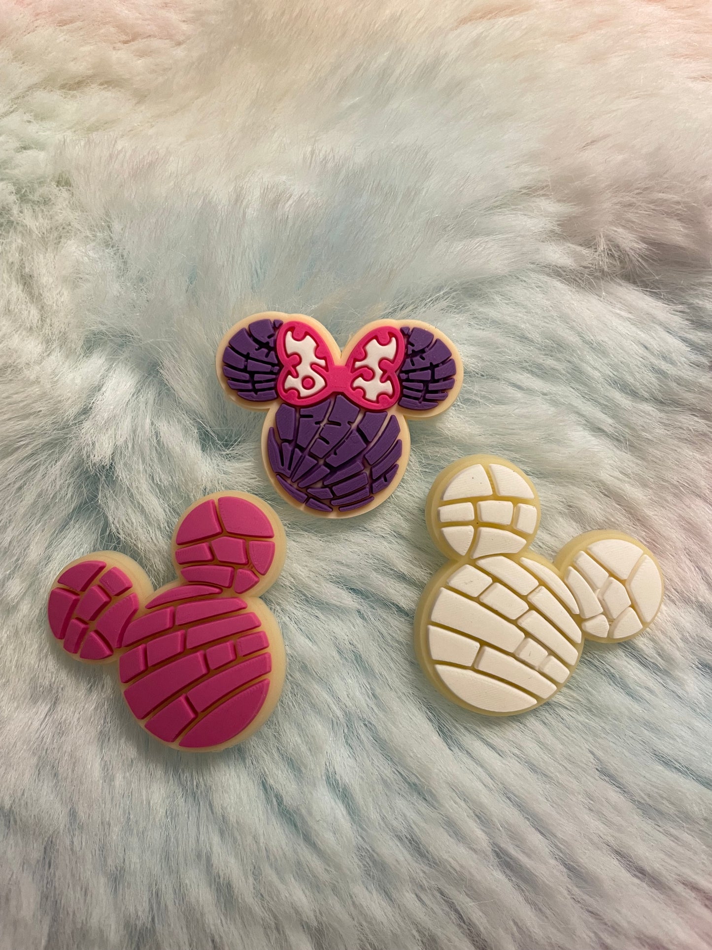 Set 3pcs straw toppers panecito Mickey Mause