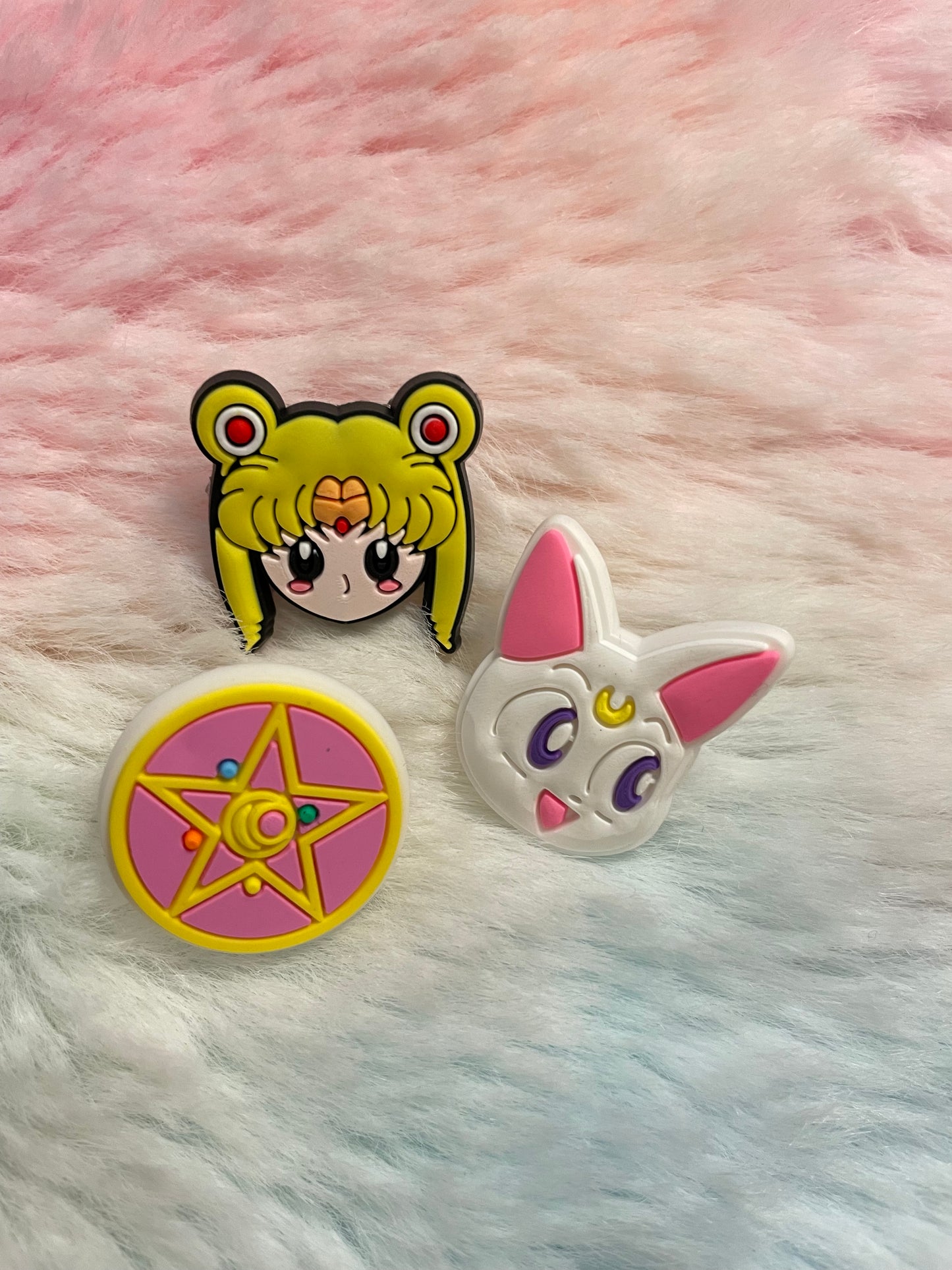 Sailor Moon Straw Toppers set 3 pcs.