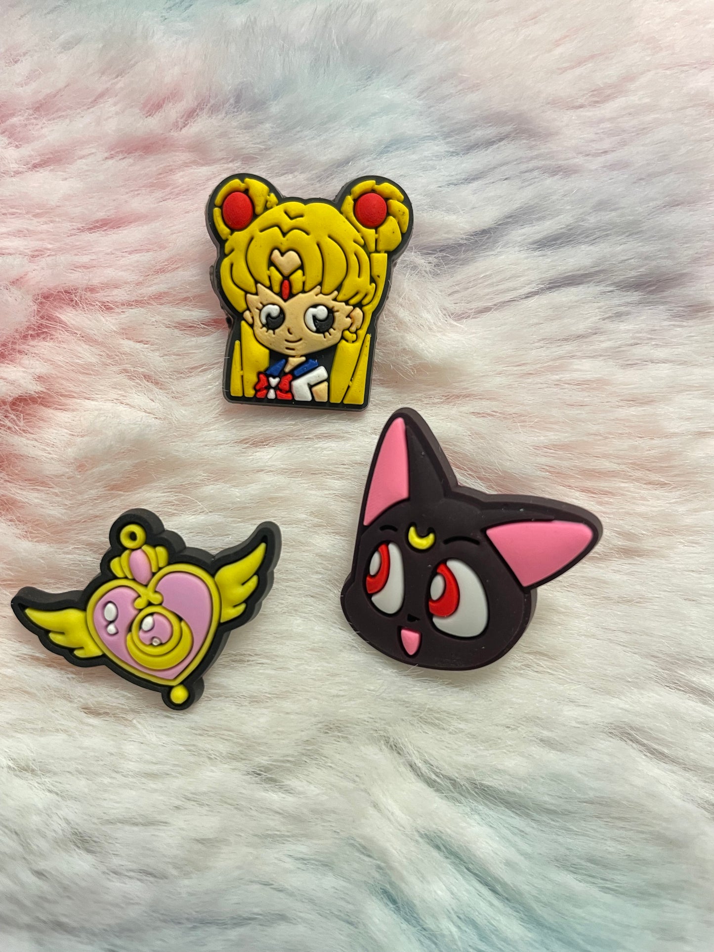 Sailor Moon Straw Toppers set 3 pcs.