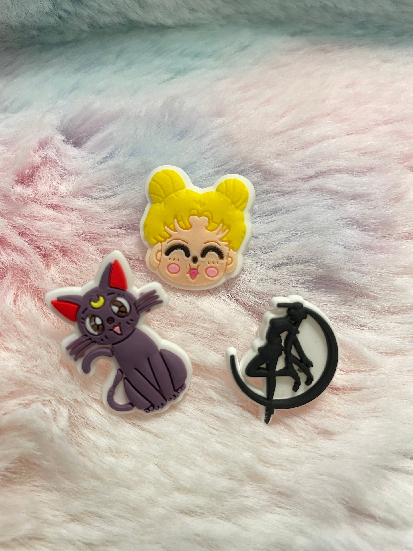 Sailor Moon Straw Toppers set 3 pcs.