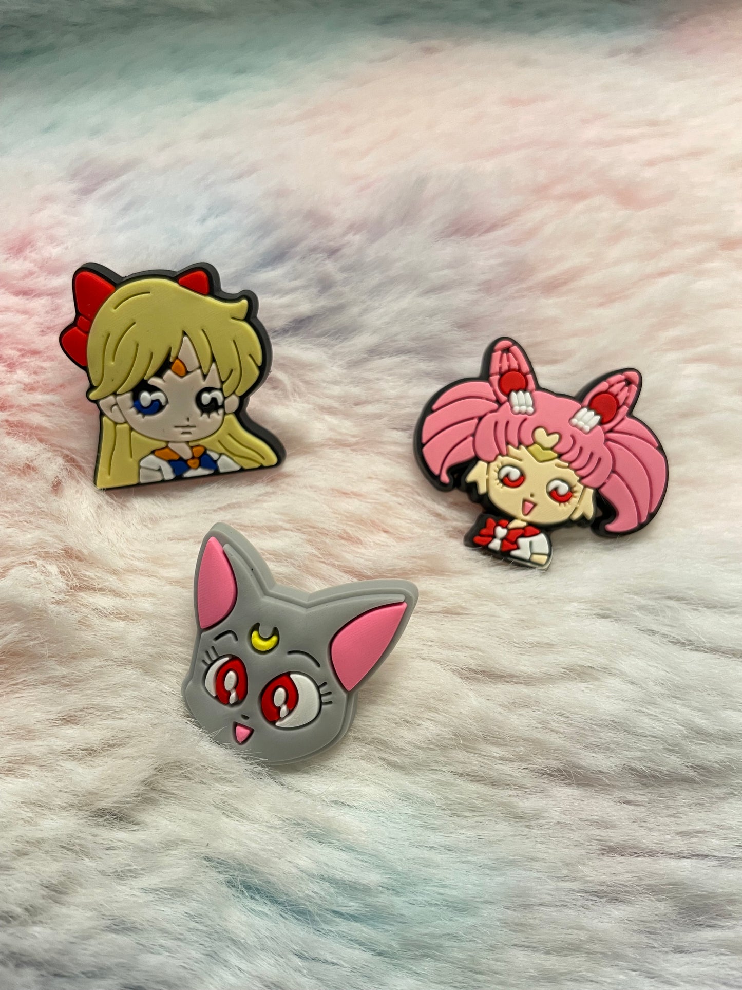 Sailor Moon Straw Toppers set 3 pcs.