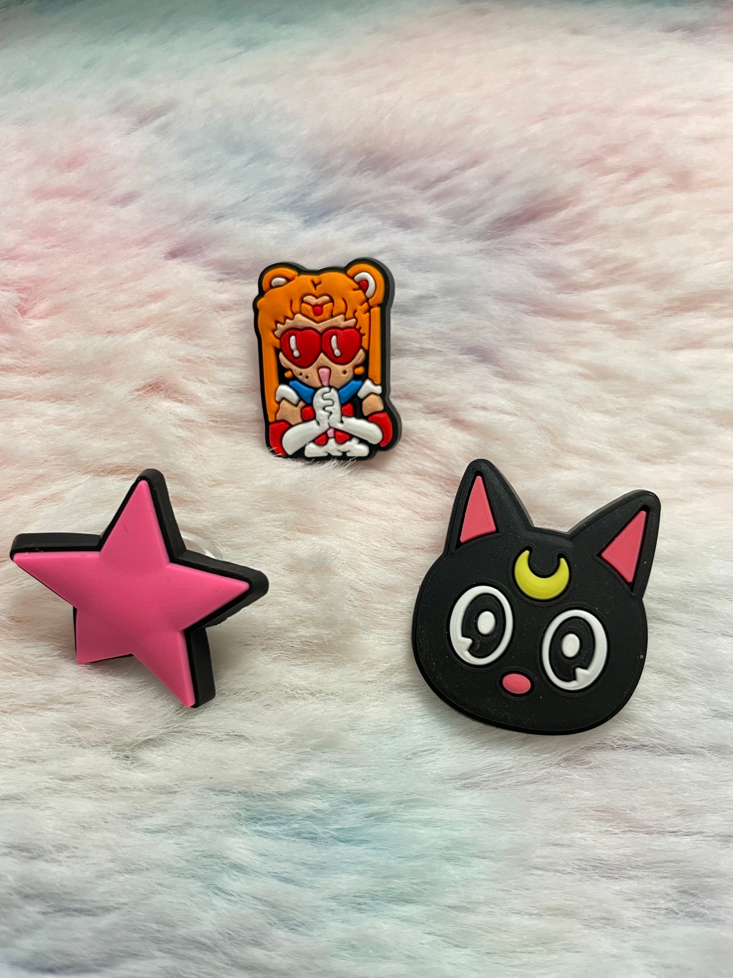 Sailor Moon Straw Toppers set 3 pcs.
