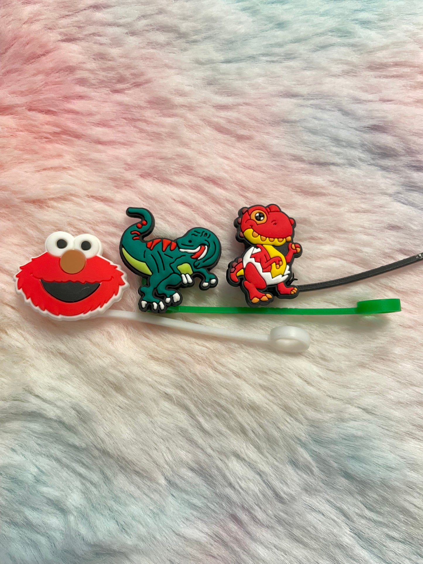 Mario Bros Straw Toppers set 3pcs