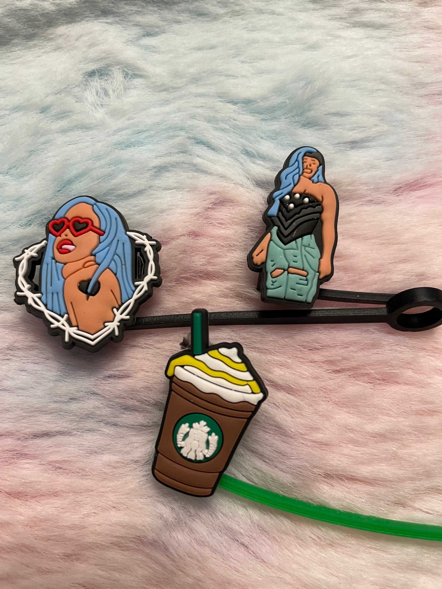 KG Straw Toppers set 3 pcs mix