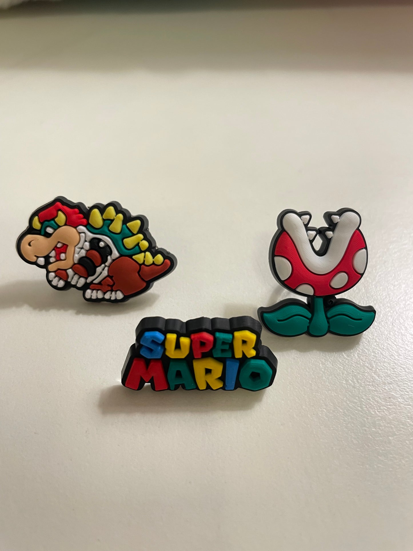 Mario Bros Straw Toppers set 3pcs