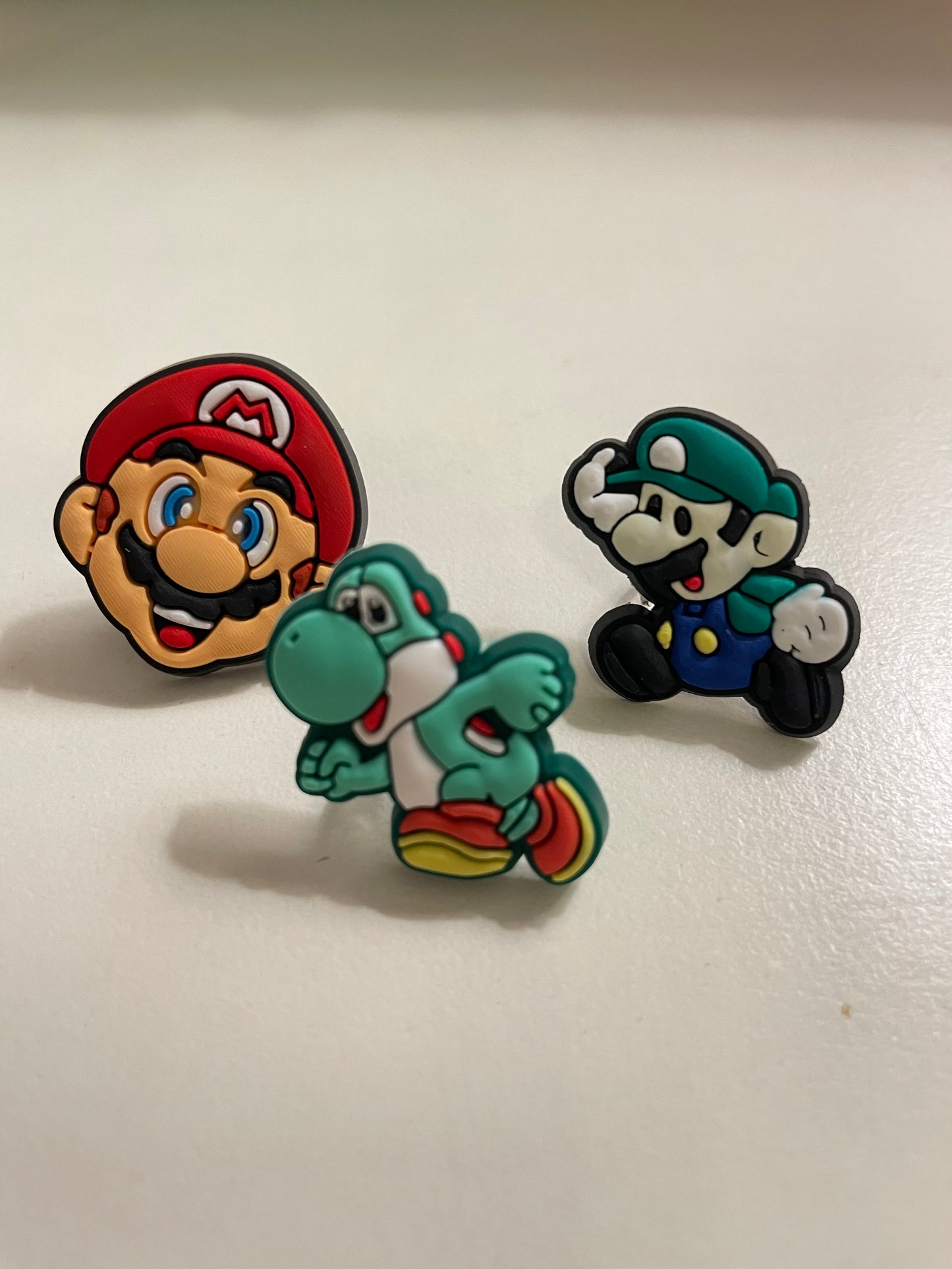 Mario Bros Straw Toppers set 3pcs