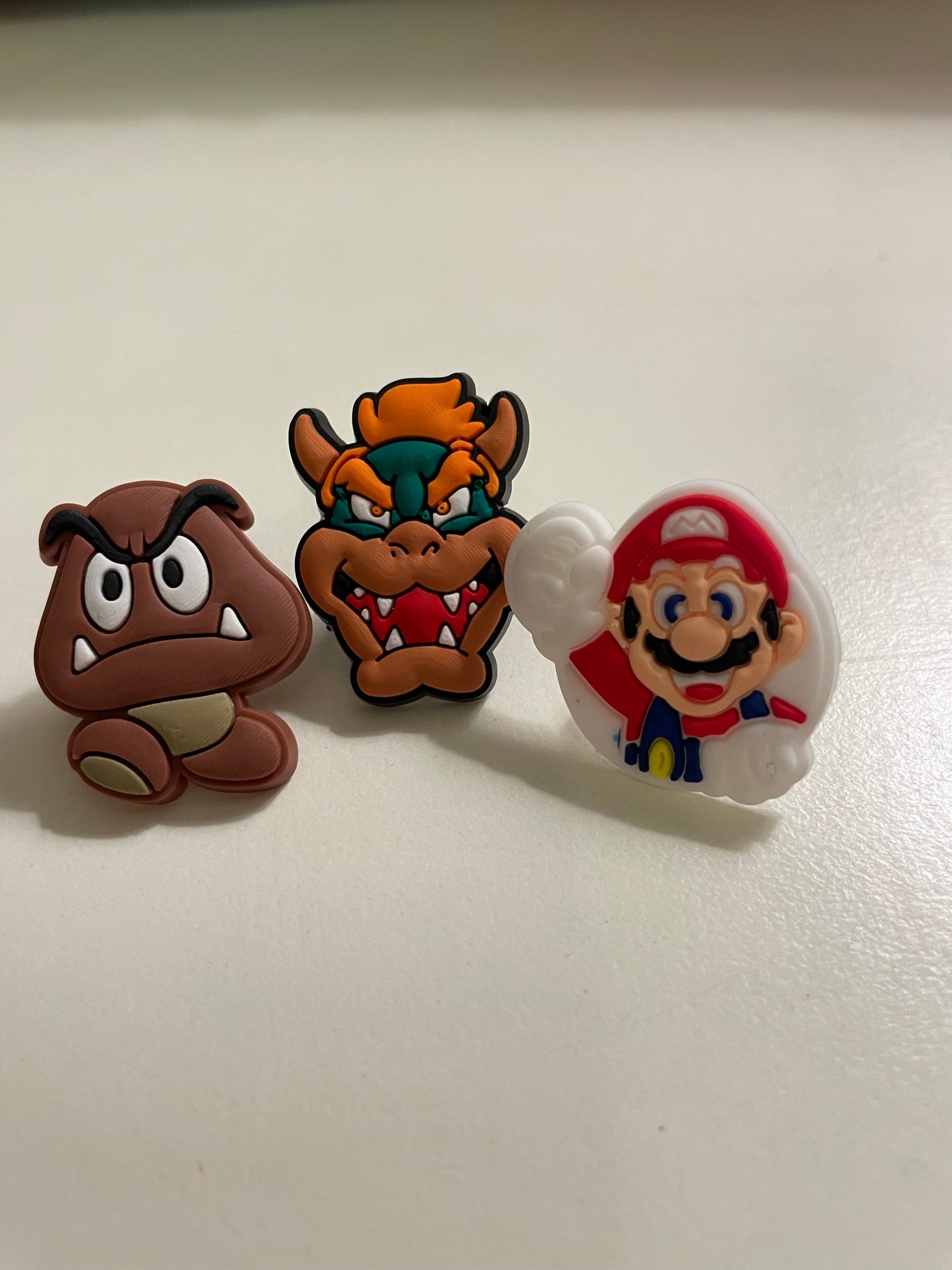 Mario Bros Straw Toppers set 3pcs
