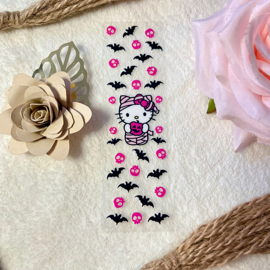 Mummy kitten uvdtf pen wrap