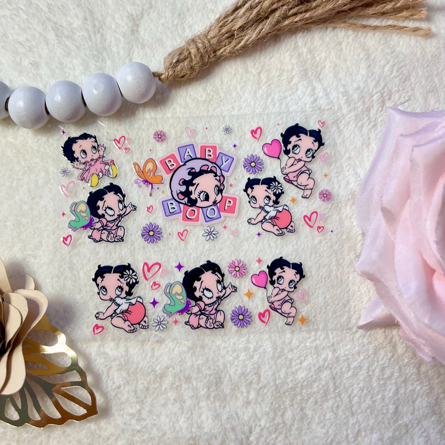 Baby doll uvdtf mini tumbler wrap