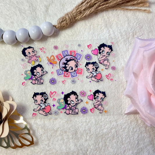 Baby doll uvdtf mini tumbler wrap