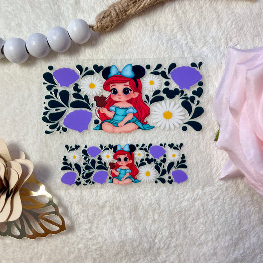 Sea doll uvdtf mini Tumblers wrap