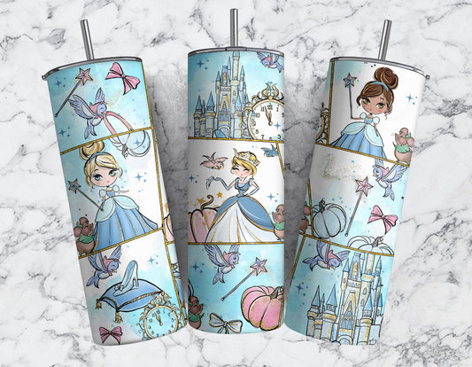 Cinderella tumbler 20oz.