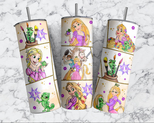 Rapunzel tumbler 20oz.