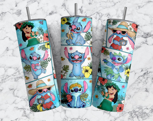 Lilo and stitch tumbler 20oz.