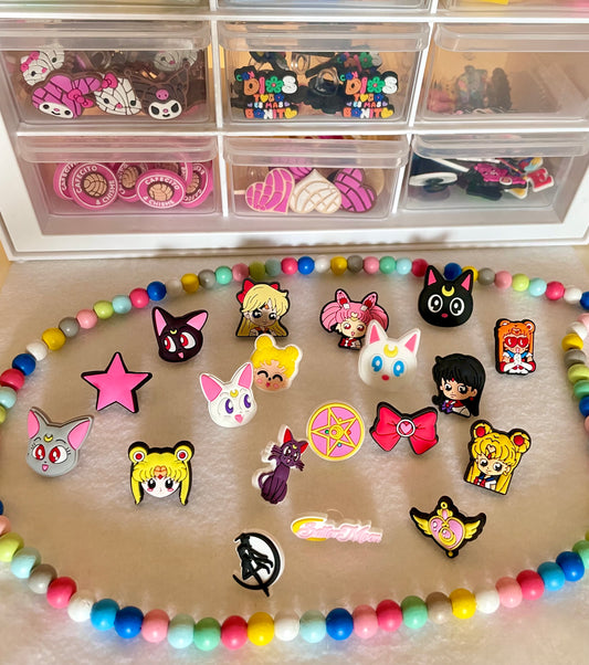 Sailor Moon Straw Toppers set 3 pcs.