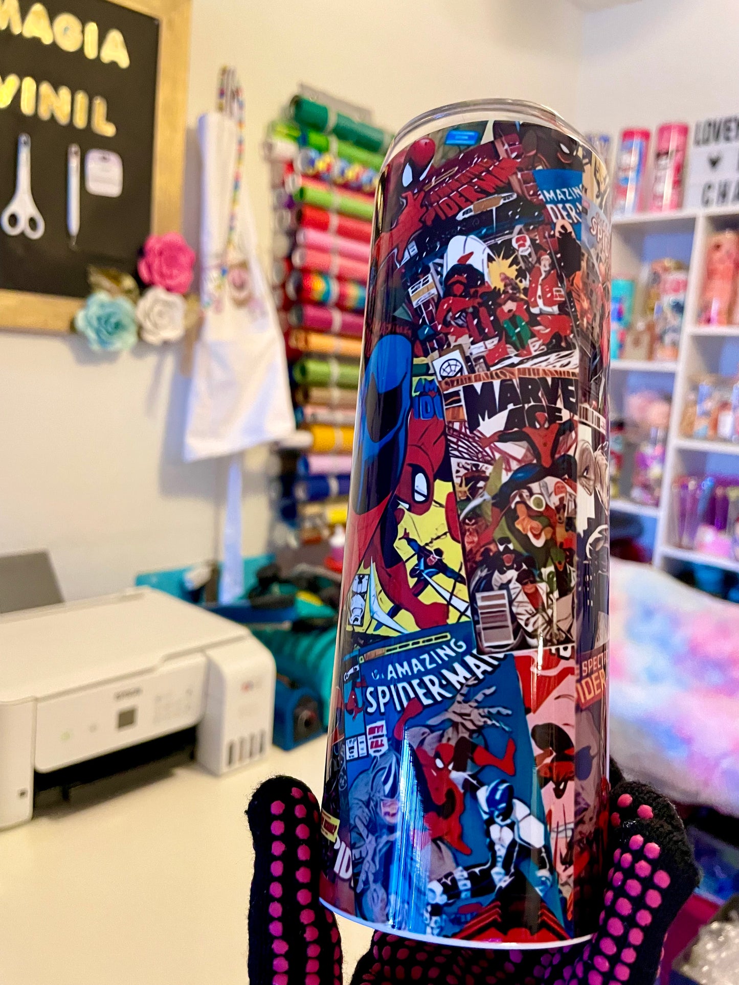 Spider Man  skinny Tumbler 20 oz.