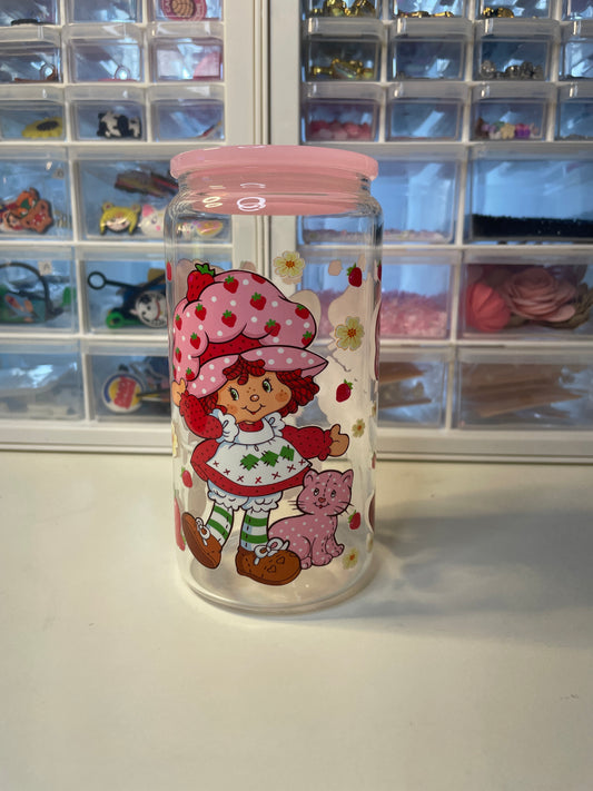 Fresita can glass